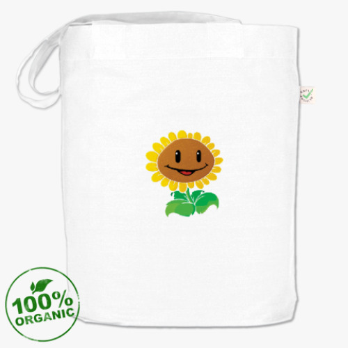 Сумка шоппер с принтом Plant Flower