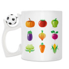 Кружка с футбольным мячиком