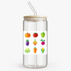 Банка с бамбуковой крышкой