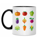 Кружка двухцветная