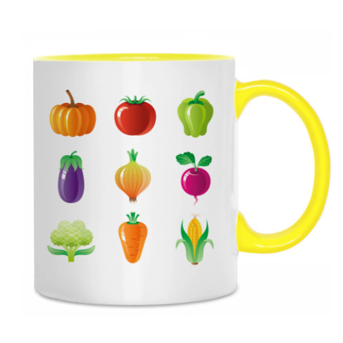 Кружка с принтом GO VEGAN!!