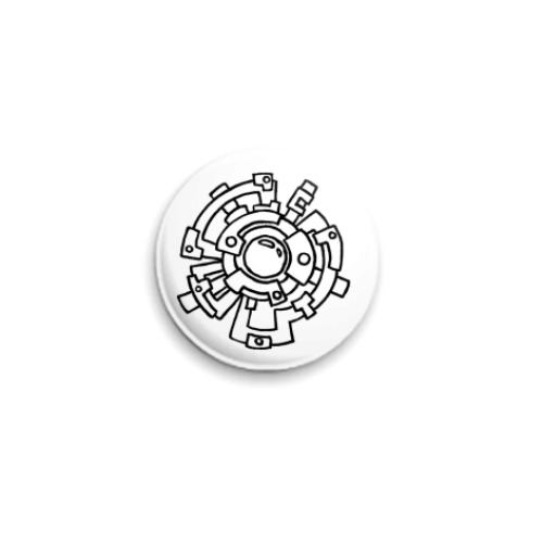 Значок 25мм mechanical module 1.3