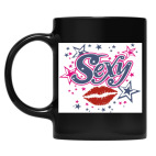 Кружка цветная UV-DTF