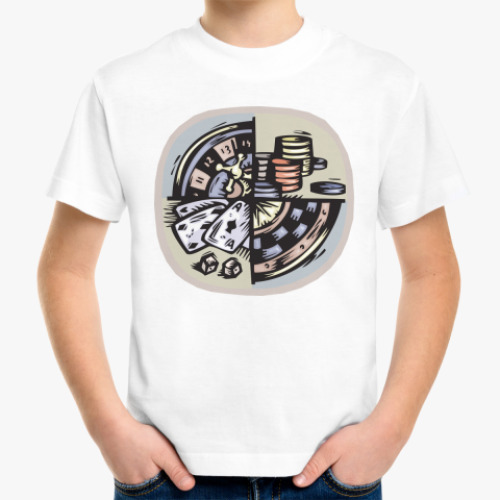 Детская футболка с принтом Игра