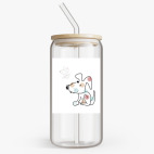 Банка с бамбуковой крышкой