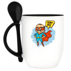 Кружка с ложкой