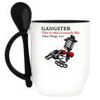 Кружка с ложкой