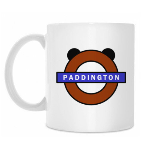 Кружка с принтом Паддингтон