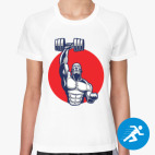 Женская спортивная футболка