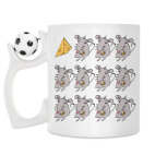 Кружка с футбольным мячиком