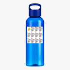 Прозрачная спортивная бутылка