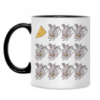 Кружка двухцветная