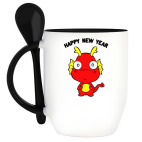 Кружка с ложкой