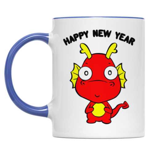 Кружка с принтом Дракончик