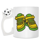 Кружка с футбольным мячиком