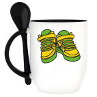 Кружка с ложкой