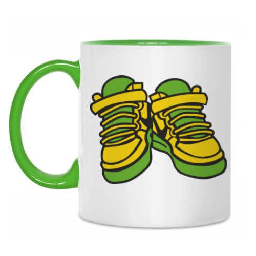 Кружка с принтом Кроссовки