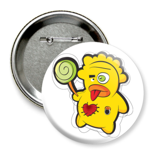 Значок 75мм Монстрик