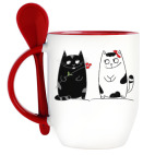 кот и кошка