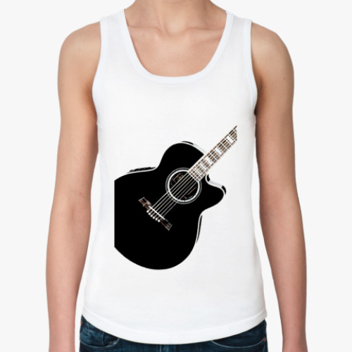 Женская майка с принтом Гитара