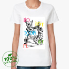 Женская футболка органик