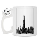 Кружка с футбольным мячиком