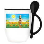 Кружка с ложкой