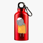 Металлическая бутылка 400 мл UV-DTF