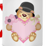 Мишка с сердцем