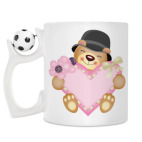 Кружка с футбольным мячиком