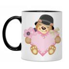 Кружка двухцветная