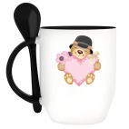 Кружка с ложкой