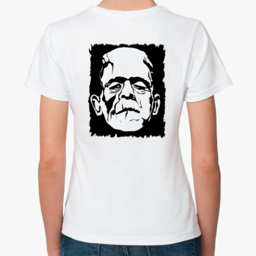 Классическая футболка с принтом Zomb