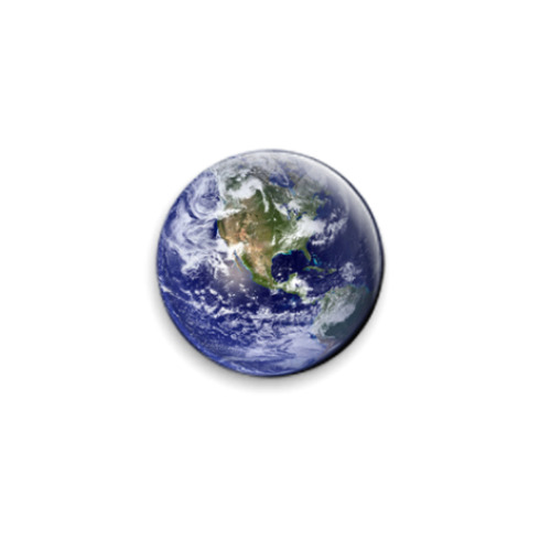 Значок 25мм  Земля