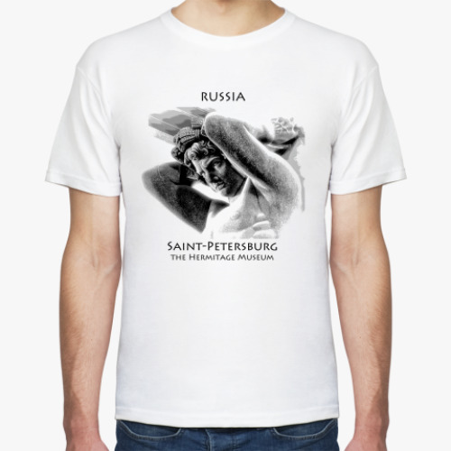 Футболка с принтом Россия,Эрмитаж