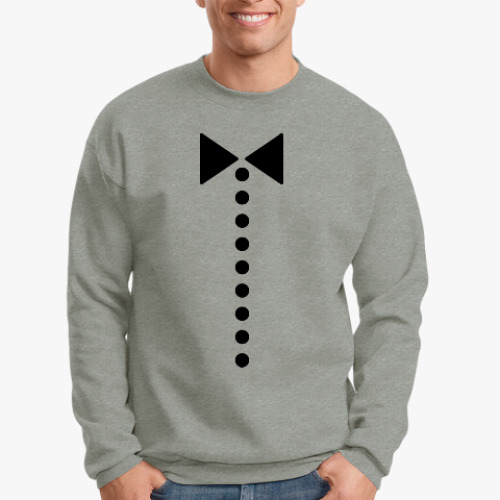 Свитшот с принтом Джентльмен