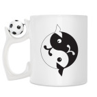 Кружка с футбольным мячиком