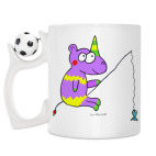 Кружка с футбольным мячиком