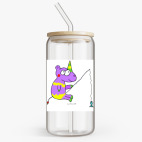 Банка с бамбуковой крышкой