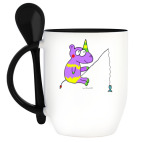 Кружка с ложкой