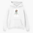 Толстовка худи оверсайз