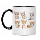 Кружка двухцветная