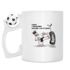 Кружка с футбольным мячиком
