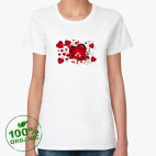 Женская футболка органик