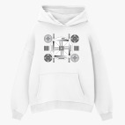 Толстовка худи оверсайз