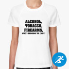 Женская спортивная футболка