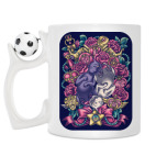 Кружка с футбольным мячиком