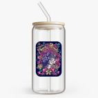 Банка с бамбуковой крышкой