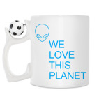 Кружка с футбольным мячиком