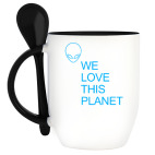 Кружка с ложкой